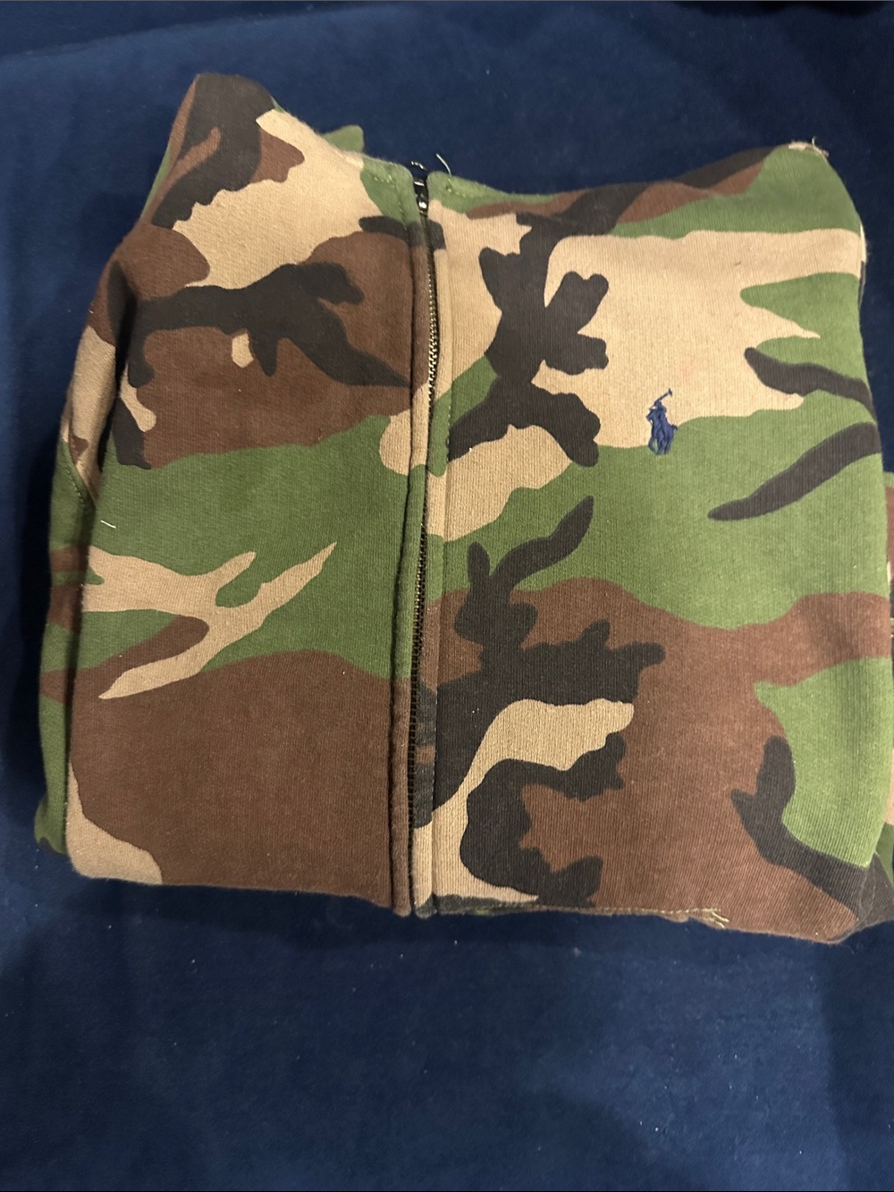 Ralph Lauren Kids Camo Zip-Front Joggers - Green/Brown/Black